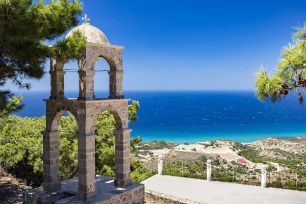 Wycieczka z Bodrum na wyspę Kos.Klasztor na wyspie Kos Grecja